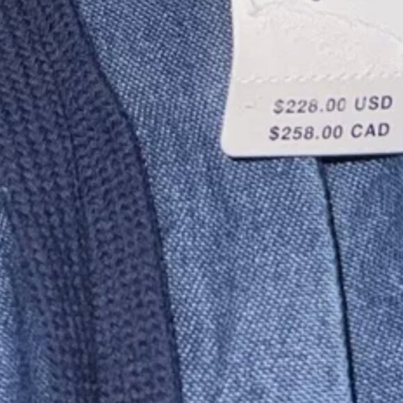 Brand New Plenty by Tracy Reese Off-The-Shoulder Denim Mini Dress - Picture 8 of 8